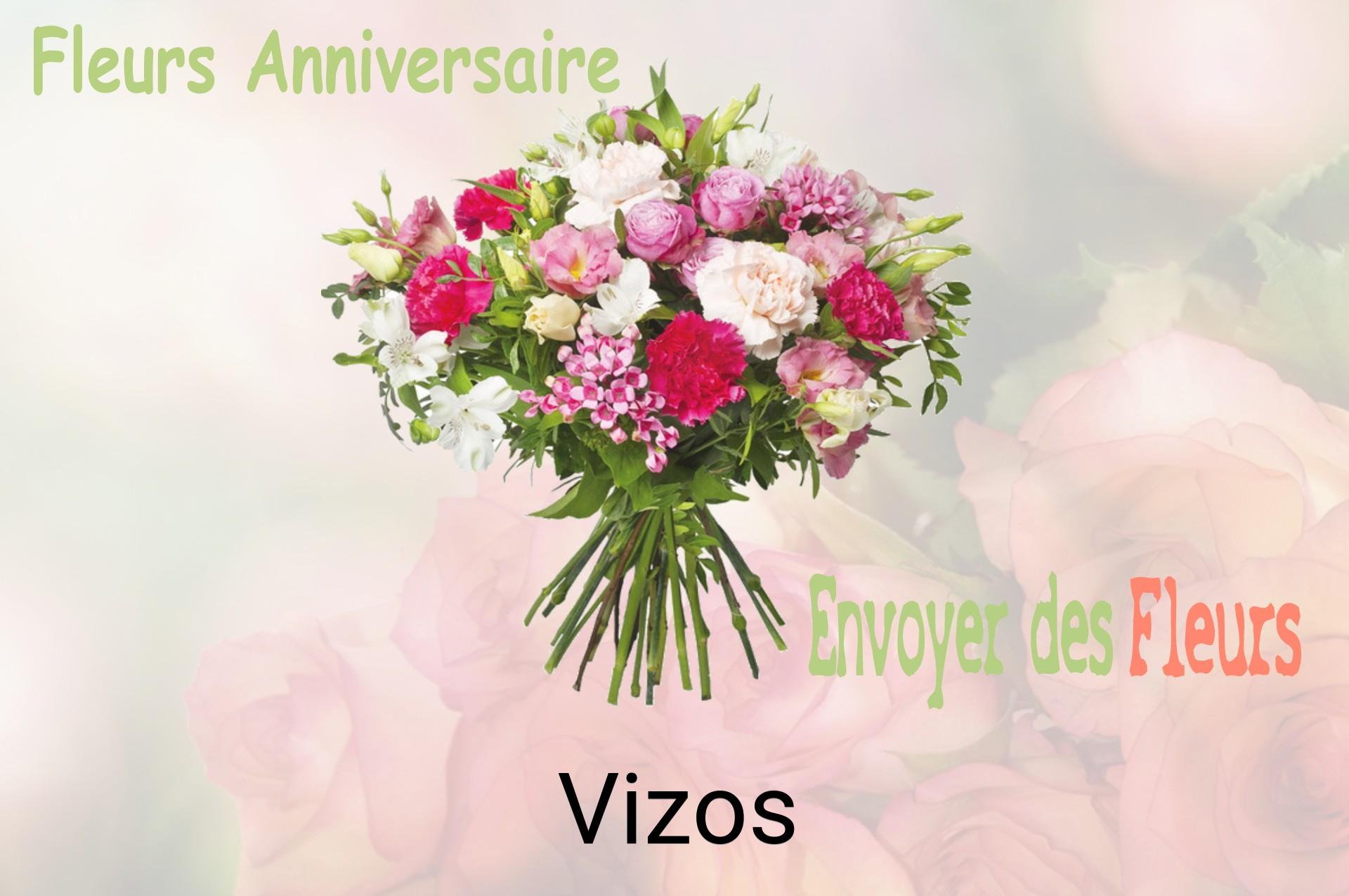 Bouquet de fleurs d’anniversaire livré à Vizos